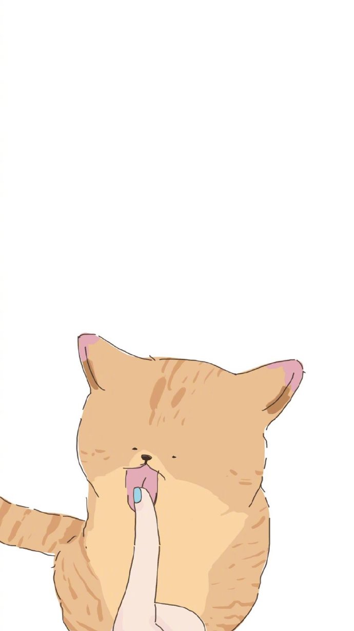 猫咪插画系列情侣壁纸 ​​​(3)