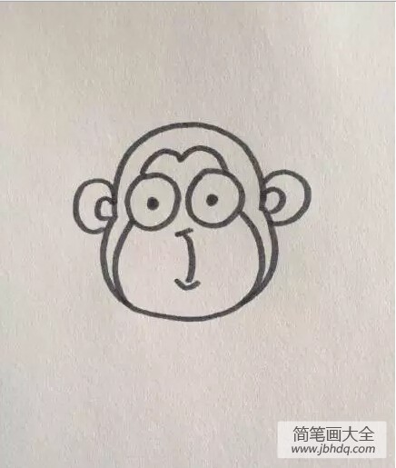 简单的猴子简笔画(5)