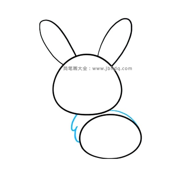 很容易学会的兔子简笔画(4)