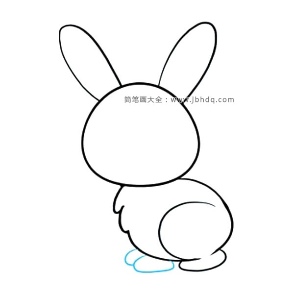 很容易学会的兔子简笔画(7)