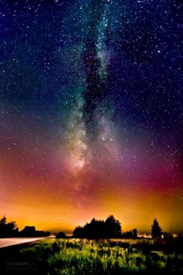 唯美夜色风景图片 大气星空手机壁纸图片(4)