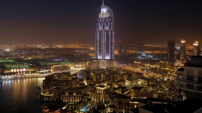 奢华的迪拜城市唯美夜景图片(4)