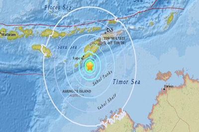 帝汶岛海域地震图片(2)
