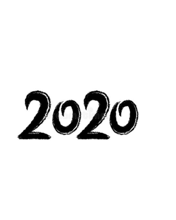 2020字样图片