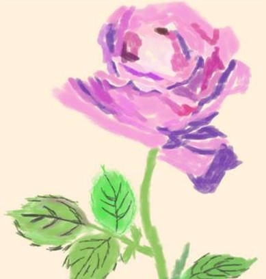 玫瑰花水粉画图片教程，最幸福的爱是生活在我们身边