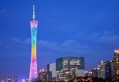 广州塔夜景图片，不离不弃的默契，以及铭心刻骨的恩情