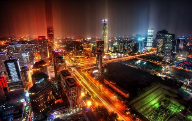 北京夜景图片真实图片，也能够锯木头，没有多大的区别