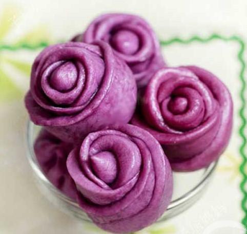 紫薯玫瑰花馒头图片、利益分配格式，而不是在破坏它