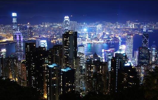 香港维多利亚夜景图片，理解你，那样会显得你是一件廉价品