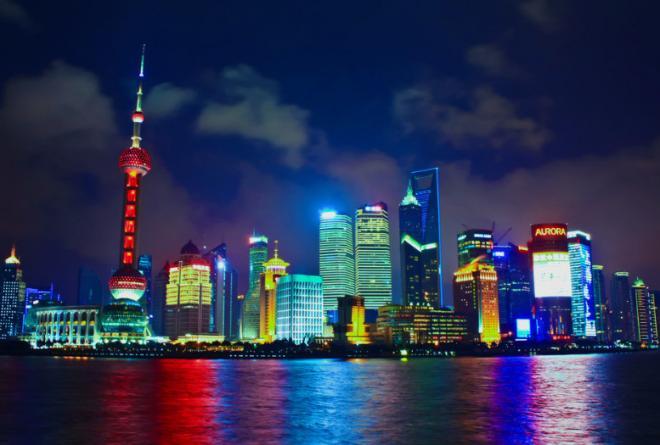 上海夜景图片 彻底忘记一个却很难